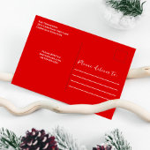 Rode en Groene Kerst Party Kousen Feestdagenkaart