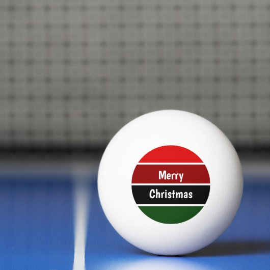 Rode en groene kerst pingpongbal (Net)