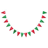 Rode en groene kerst-quokka vlaggetjes (Alle)