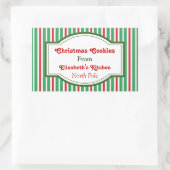 Rode en groene Kerst stickers (Tas)