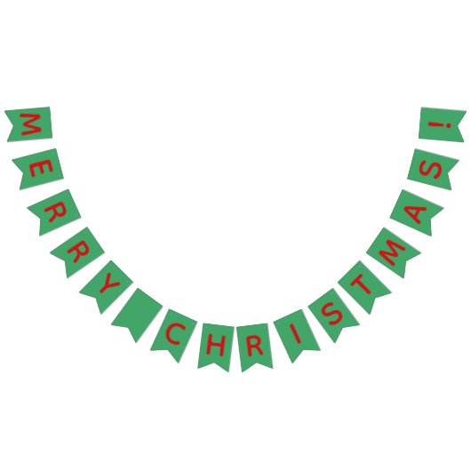 Rode en groene kerst vlaggetjes (Alle)