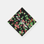 Rode en groene kerstbomen Pattern Napkins Servetten (Hoek)