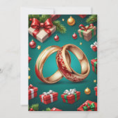 Rode en groene kerstdagen Bewaar de datumkaarten Kaart (Voorkant)