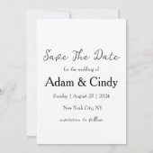 Rode en groene kerstdagen Bewaar de datumkaarten Kaart (Achterkant)