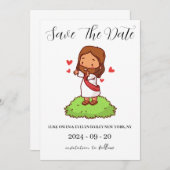 Rode en groene kerstdagen Bewaar de datumkaarten Kaart (Voorkant / Achterkant)