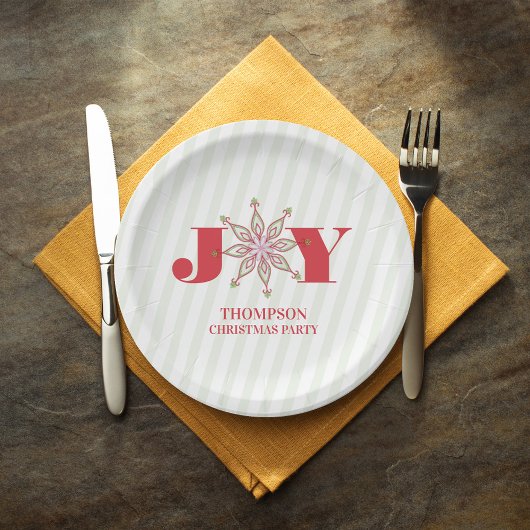 Rode en Groene Kerstmis Eenvoudige Winter Typograf Papieren Bordje