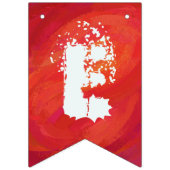 Rode en Groene Kerstmisdecoratie Vlaggetjes (Derde vlag)