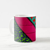 Rode en groene kleding koffiemok (Voorkant links)
