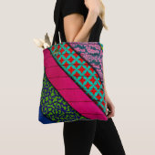 Rode en groene kleding tote bag (Dichtbij)