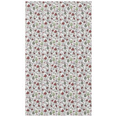 Rode en Groene Land Cowgirl Kerst Antlers Tafelkleed (Voorkant)