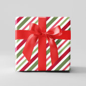 Rode en groene Merry Mistletoe Custom Inpakpapier Vel