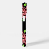 Rode en groene neonbloem Case-Mate iPhone case (Achterkant / Rechts)