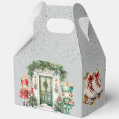 Rode en groene notenkraker Baby shower Bedankdoosjes (Voorkant)