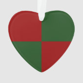 Rode en groene rechthoeken ornament (achterkant)