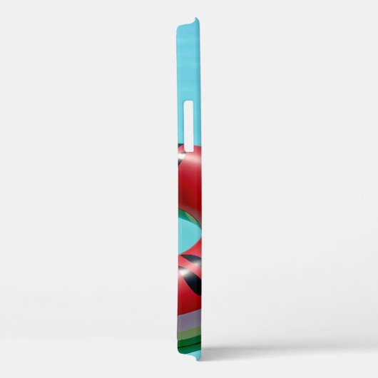 Rode en groene reddingsboei op zwembad Case-Mate iPhone case (Achterkant / Rechts)