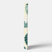 Rode en Groene Schelp Kunst Case-Mate iPhone Case (Achterkant / Rechts)