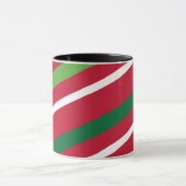 Rode en Groene Streep Mok #HolidayZ (Midden)