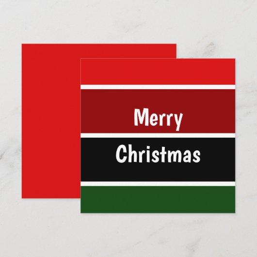 Rode en groene strepen (Voorkant / Achterkant)