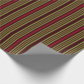 Rode en groene strepen cadeaupapier (Hoek)