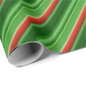 Rode en groene strepen cadeaupapier (Rol Hoek)