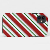 Rode en groene strepen Case-Mate iPhone case (Achterkant (horizontaal))