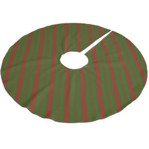 Rode en groene strepen kerstboom rok