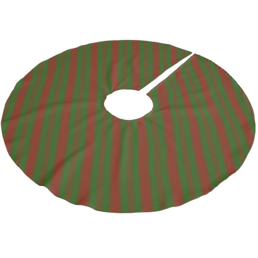 Rode en groene strepen kerstboom rok (Gekanteld)