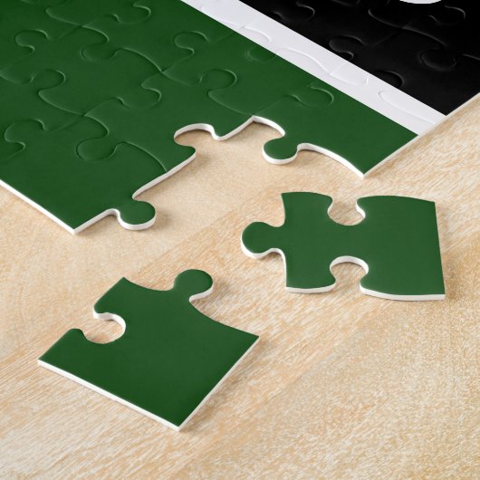 Rode en groene strepen legpuzzel (Zijkant)