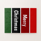 Rode en groene strepen legpuzzel (Horizontaal)