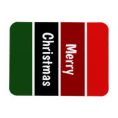 Rode en groene strepen magneet (Horizontaal)