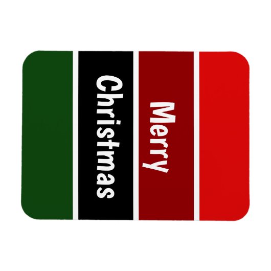 Rode en groene strepen magneet (Horizontaal)