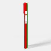 Rode en groene strepen ontwerp Case-Mate iPhone case (Achterkant / Links)