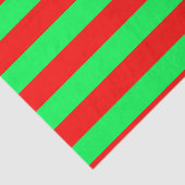 Rode en groene strepen ontwerp tissuepapier (Detail)