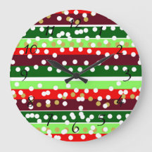 Rode en groene strepen Stippen Kerst 