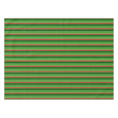 Rode en groene strepen tafelkleed (Voorkant (Horizontaal))