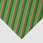 Rode en groene strepen tissuepapier (Detail)