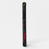 Rode en groene tartan Case-Mate iPhone case (Achterkant/links)