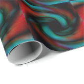 Rode en groene tentakels cadeaupapier (Rol Hoek)