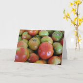 Rode en groene tomaten kaart (Gele Bloem)