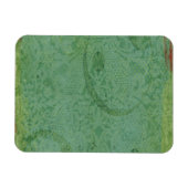 Rode en groene verf op Abstract  behangpapier Magneet (Horizontaal)