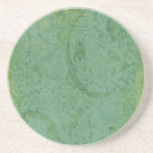 Rode en groene verf op Abstract  behangpapier Zandsteen Onderzetter (Voorkant)