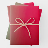 rode en groene verlopen vierkantjes inpakpapier vel (In situ)