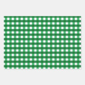 Rode en groene vierkantjes inpakpapier vel (Voorkant 3)