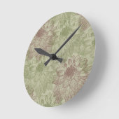 Rode en groene volken ronde klok (Hoek)