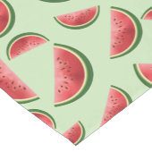 Rode en groene watermeloen fruit zomer patroon korte tafelloper (Hoek)