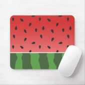 Rode en groene watermeloen Mousepad Muismat (Met muis)