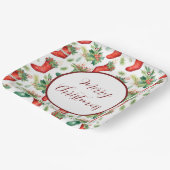 Rode en groene Waterverf kousen Papieren Bordje (Gebogen)