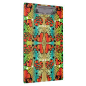 Rode en groene witte roomkleurige harten klembord (Rechts)