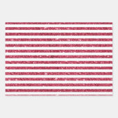 RODE EN GROENEN MET WITTE HOLIDAY SNOWFLAKS INPAKPAPIER VEL (Voorkant 2)