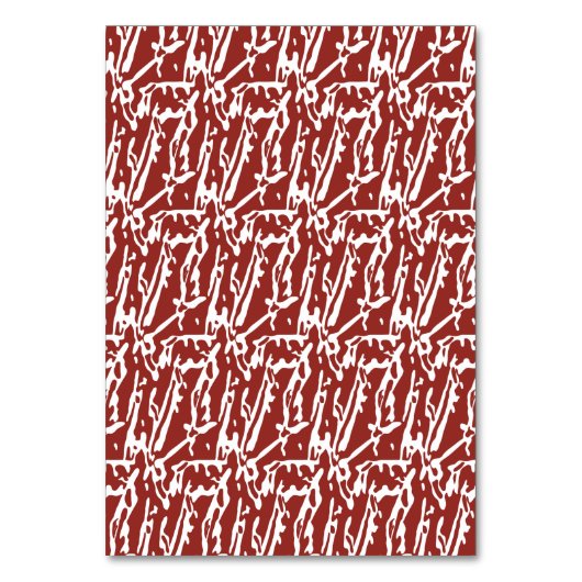 Rode en oranje abstracte vormen mengen en overlapp kaart (Achterkant)